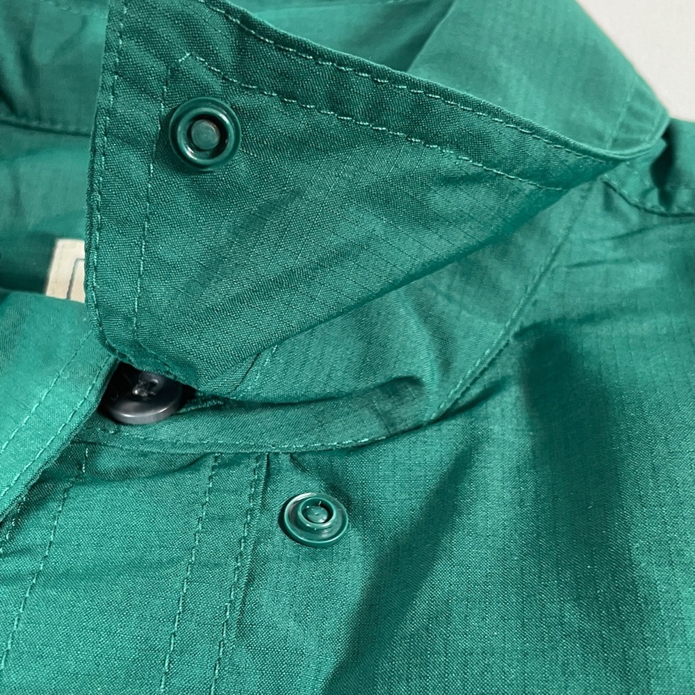 L.L. Bean Vintage Button-Down Long Sleeve Fishing Hiking Shirt - Green Men’s L - Picture 6 of 13